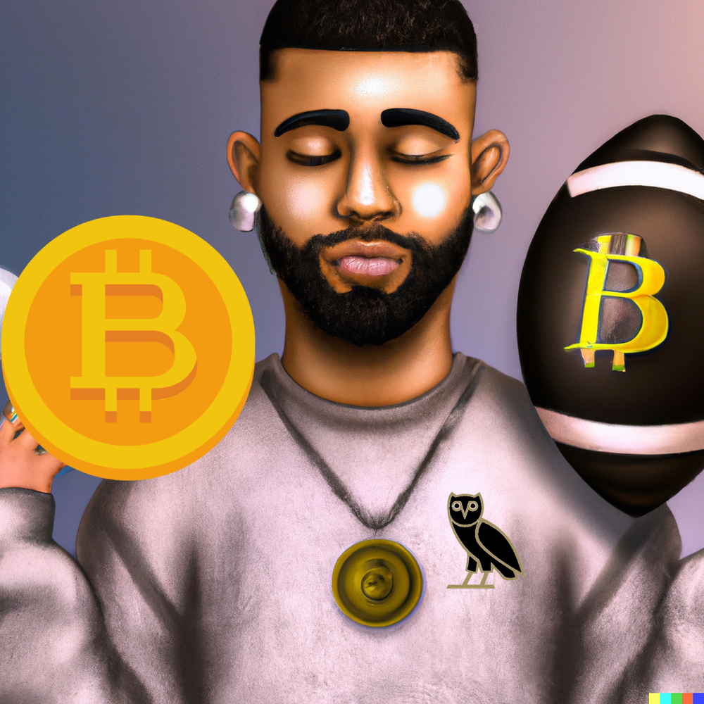Drake Places $1m Bitcoin Bet on Chiefs To Win Super Bowl 57